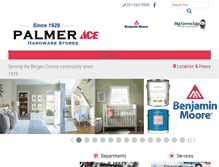 Tablet Screenshot of palmeracehardware.com